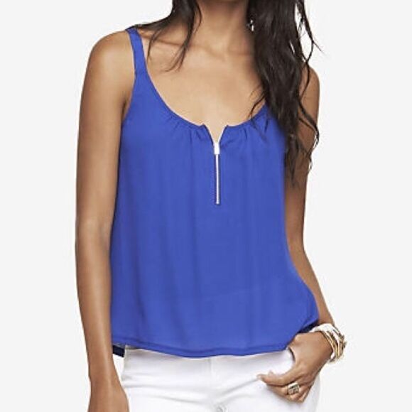 Express Tops - ✨Express Coral Zipper Tank✨